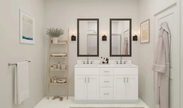 Passionflower II ESP Primary Bath Loft Palette 1 Ascend Coastal Loft