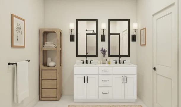 Passionflower II ESP Primary Bath Farmhouse Palette 1 Ascend European Farmhouse