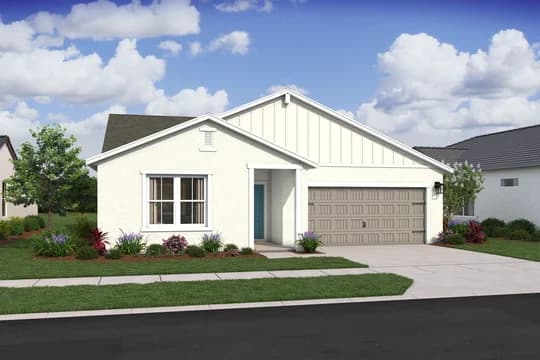 Aspire at Port St. Lucie Goldenrod II Farmhouse Elevation Day Ascend