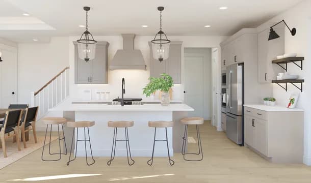 Heath Golf and Yacht VIllas Seagrove Kitchen Farmhouse Palette 1 Level 2 Industrial Farmhouse