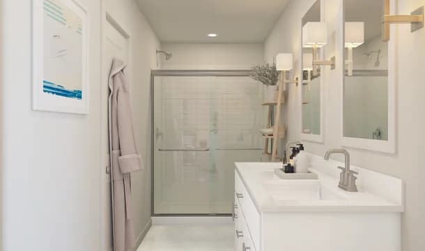 Seine ESP Primary Bath Loft Palette 1 Aspire Coastal Loft