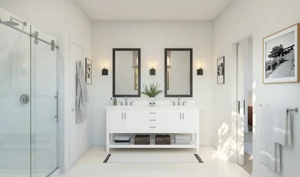 Chalet at Legacy Place Cork Primary Bath Loft Palette 6 Level 1 Black and White Loft