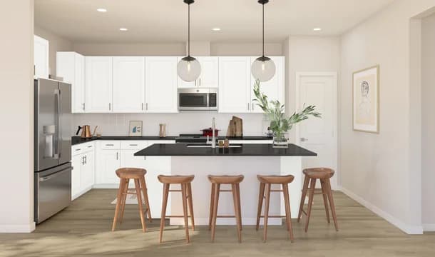 Passionflower II ESP Kitchen Loft Palette 3 Ascend Coastal Loft