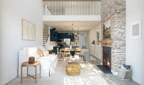 Mitchell s Corner Seaview II Great Room Farmhouse Palette 2 Level 3 Coastal Farmhouse