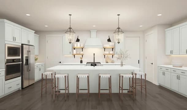 Bar Harbor Kitchen Farmhouse Palette 6 Level 3 Coastal Farmhouse