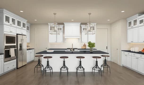 Bar Harbor Kitchen Classic Palette 3 Level 3 Coastal Classic