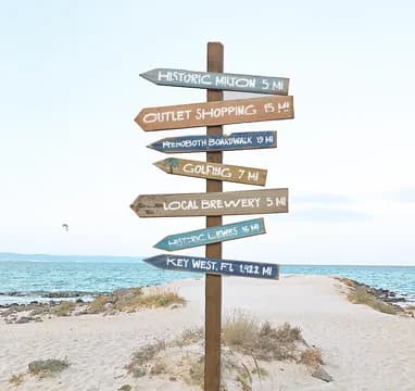 Captain s Way Captain s Way Directional Sign Aspire