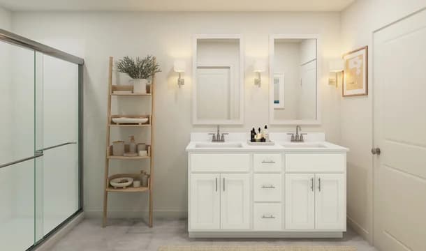 Lakes at New Riverside Seine ESP Primary Bath Loft Palette 2 Aspire Coastal Loft