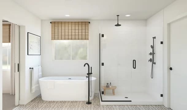 Macon II Primary Bath Plus Tub Farmhouse Palette 3 Level 1 Coastal Farmhouse