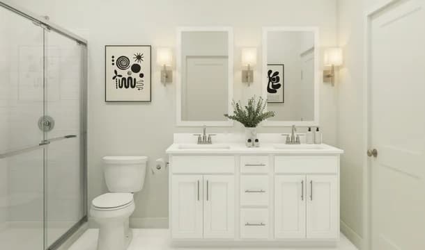 Finlay Primary Bath Loft Palette 3 Aspire Black and White Loft