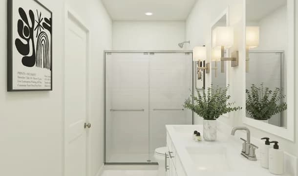 Finlay Primary Bath Loft Palette 3 Aspire Black and White Loft