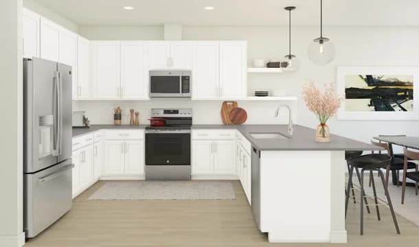 Finlay Kitchen Loft Palette 2 Aspire Black and White Loft