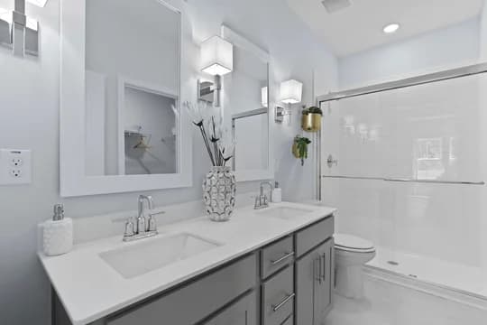 Lakes at New Riverside Finlay Primary bathroom Loft Aspire