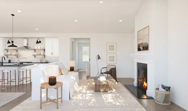 Woodfield Aberdeen Great Room Farmhouse Palette 3 Level 1 Coastal Farmhouse