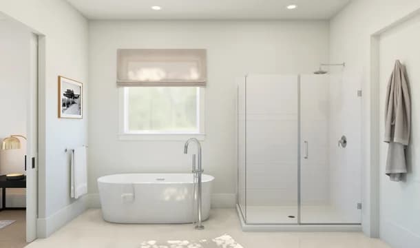 Mirabella Barcelona Primary Bath Loft Palette 6 Level 3 Black and White Loft