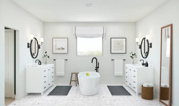 Timberbrook Mykonos Primary Bath Palette 5 Level 1 Industrial Farmhouse