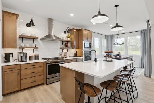 Four Seasons at Addison Farms Astaire Kitchen Farmhouse Palette 4 and 6 Level 1