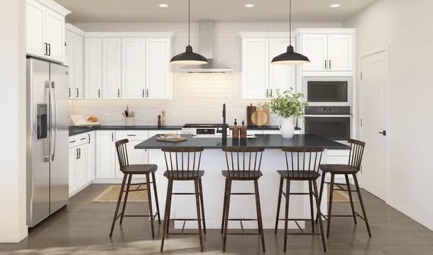 Four Seasons at Easton Bogart Kitchen Farmhouse Palette 3 Level 1 Traditional Farmhouse