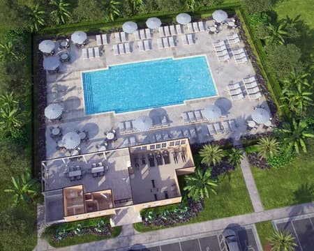 Oakwood at New Hampstead Clubhouse amenity rendering