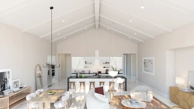 Deer Lakes Denver Vaulted Ceiling Loft Palette 3 Level 3 Coastal Loft