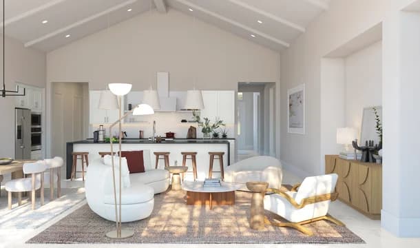 Deer Lakes Denver Great Room Loft Palette 3 Level 3 Coastal Loft