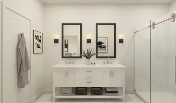 Urban at South Mountain Orinda Primary Bath Loft Palette 1 Level 1 Black and White Loft