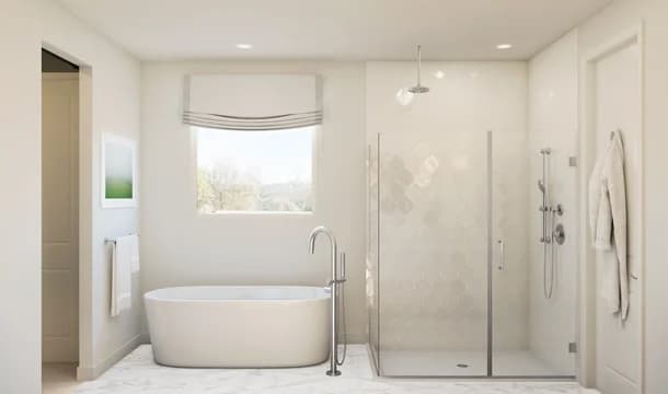 Stirling Primary Bath Plus Tub Classic Palette 5 Level 1 Modern Classic