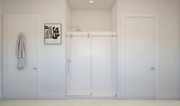 Chaparral Ranch Austin Primary Bath Loft Palette 6 Level 2 Black and White Loft