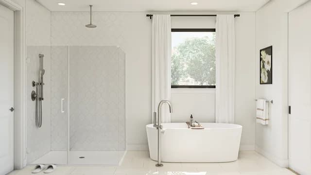 Primary Bath 2 Plus Tub Arizona Viviendo Vienne SPEC 2 Base Palette 6 Furnished