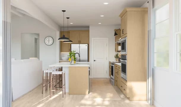 Meridian at The Estates Asheville Kitchen Farmhouse Palette 5 Level 1 Coastal Farmhouse