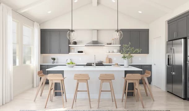 Meridian at The Estates Faro Kitchen Loft Palette 4 Level 1 Neutral Loft