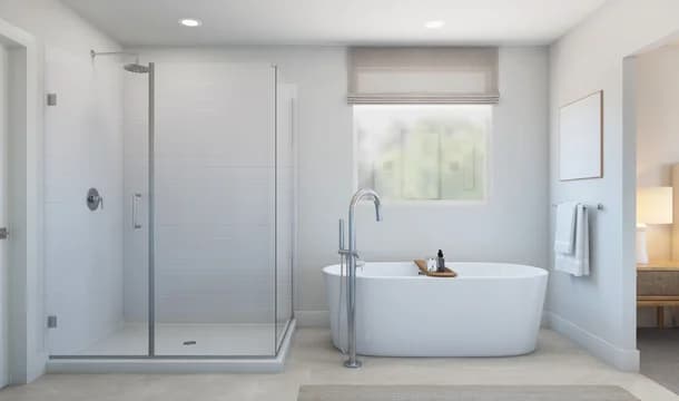 Meridian at The Estates Faro Primary Bath Loft Palette 4 Level 1 Neutral Loft