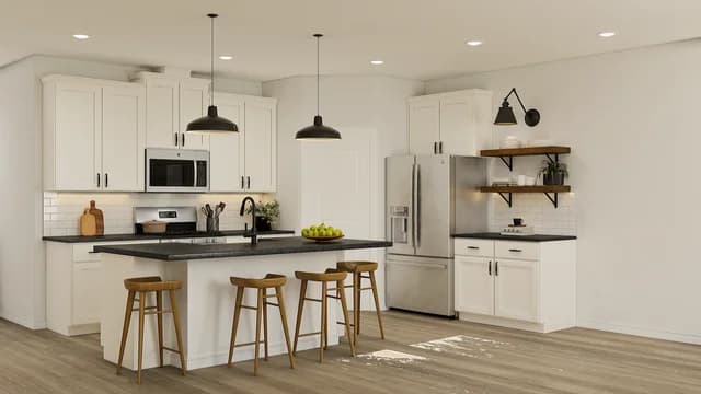 Kitchen Dallas Reunion Goldenrod II ASCEND Base Palette 3 Furnished