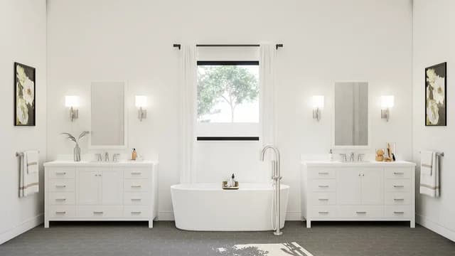 Primary Bath VTY Arizona Campanos Estates London SPEC 3 Base Palette 3 Furnished