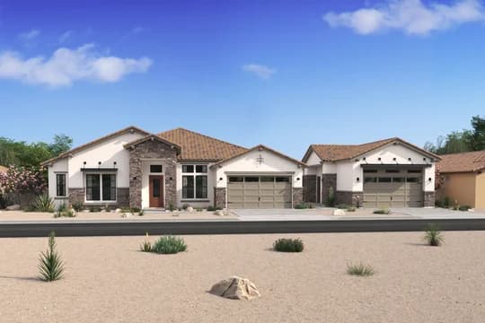 Campanos Estates Denver Elevation Hacienda X Detached Garage Level 3