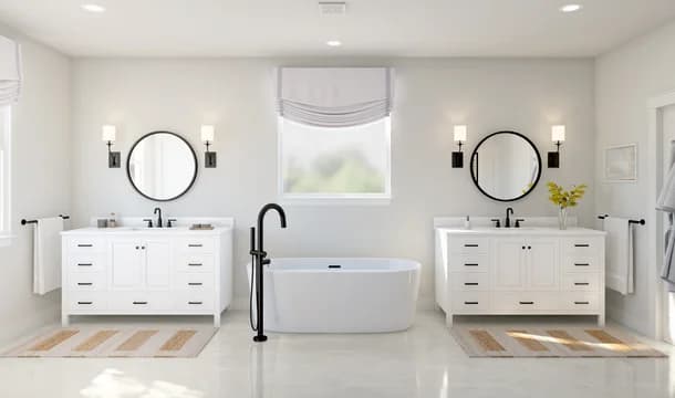 Cypress at The Fairways Brisbane Primary Bath Farmhouse Palette 4 Level 2 Traditional Farmhouse