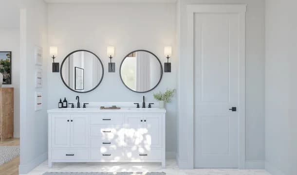 Willow Pond Sapelo Primary Bath Farmhouse Palette 5 Level 2 Coastal Farmhouse