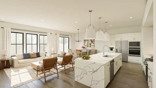 Kitchen Arizona Aria at Silverstone Avalon II SPEC 3 Base Palette 6 Furnished