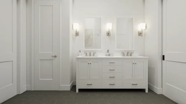 Primary Bath VTY Arizona Aria at Silverstone Seaview III SPEC 3 Base Palette 3 Furnished
