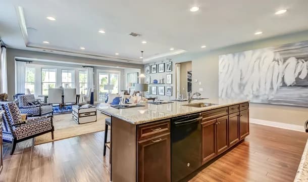 Four Seasons at Lakes of Cane Bay Donegal Loft Kitchen