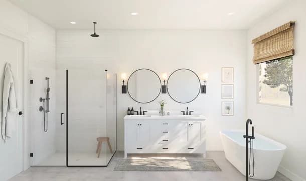 Barcelona Primary Bath Plus Tub Farmhouse Palette 2 Level 2 Fresh Farmhouse