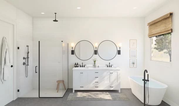 Barcelona Primary Bath Plus Tub Farmhouse Palette 5 Level 2 Fresh Farmhouse