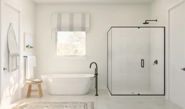 Heritage Park Asheville Owner s Bath Farmhouse Palette 1 Level 2 Traditional Farmhouse