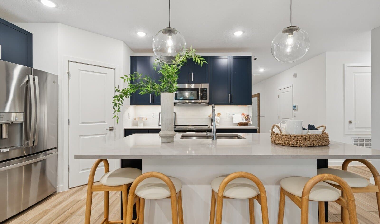 Kitchen with vast island